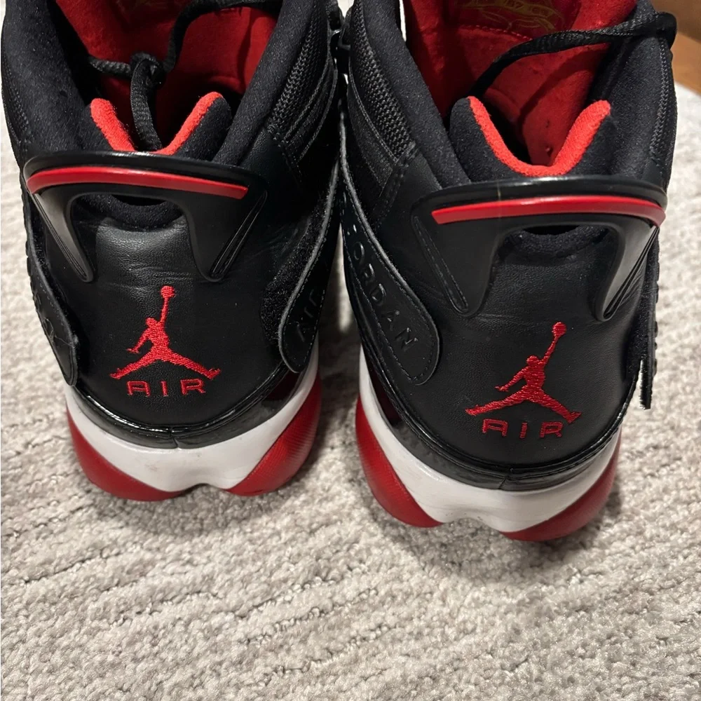 Air Jordan Black and Red Sneakers - Picture 2 of 6
